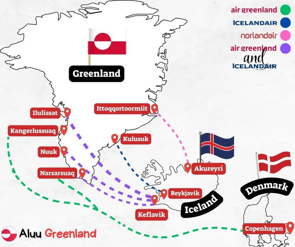 How to get to Greenland Aluu Greenland